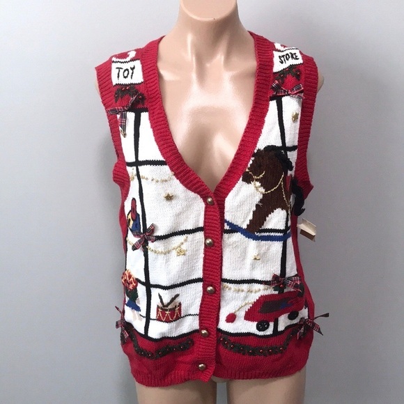 Capacity Ugly Christmas Sweater Holiday Vest Toy - Picture 1 of 6